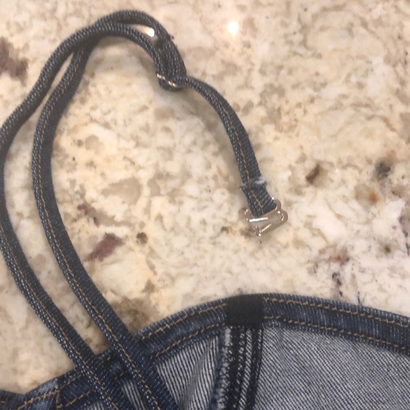 NWT HUDSON bustier DENIM romper - Picture 10 of 12